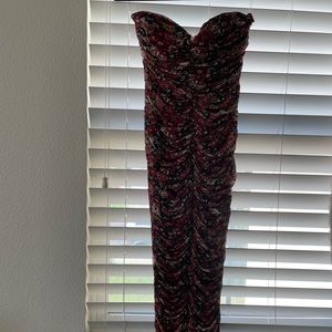 Never worn strapless dress